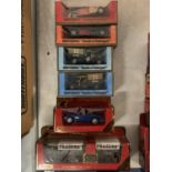 SIX BOXED MATCHBOX MODELS OF YESTERYEAR VEHICLES