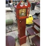 A MODERN GRANDMOTHER CLOCK LABELLED R.B BAILEY, SHERWOOD