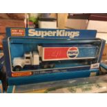 A BOXED MATCHBOX K31 SUPER KINGS ARTICULATED WAGON AND TRAILER - PEPSI