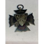 A HALLMARKED LONDON SILVER MASONIC MEDAL