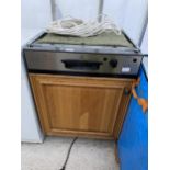 AN INTERGRATED INDESIT DISH WASHER