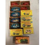 A COLLECTION OF BOXED AND UNBOXED MATCHBOX VEHICLES - ALL MODEL NUMBER 47 OF VARIOUS ERAS AND