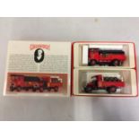 A BOXED LIMITED EDITION CHARRINGTON BREWERS AND VINTNERS OF LONDON DIECAST SET WITH CERTIFACATE