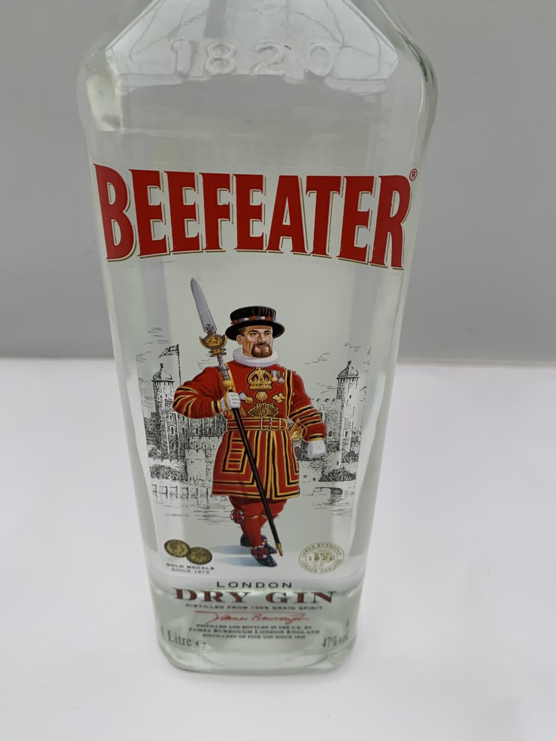 A 1 LITRE BEEFEATER LONDON DRY GIN 47% VOL - Image 2 of 3