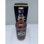 A BOXED 1 LITRE WHYTE AND MACKAY BLENDERS STRENGTH SMOOTH SCOTCH WHISKY DOUBLE MATURED BOTTLED AT