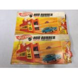 TWO BOXED 1969 HOT WHEELS REDLINE ROD RUNNER POWER BOOSTERS