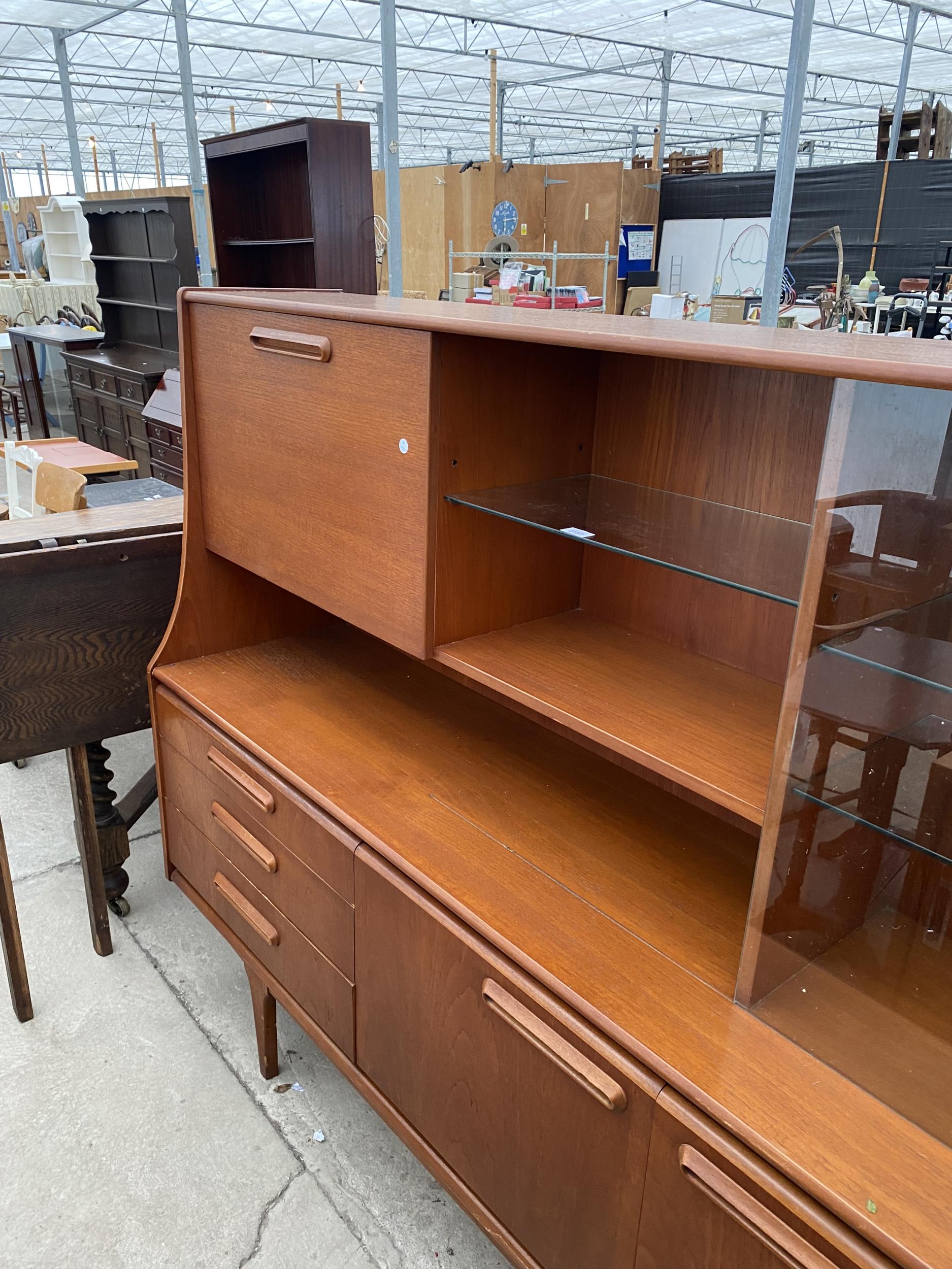 A RETRO TEAK G-PLAN STYLE SIDEBOARD 72" WIDE - Image 3 of 5