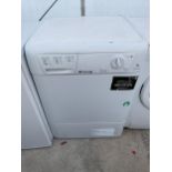 A WHITE HOTPOINT CONDENSOR DRYER