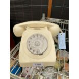 A RETRO CREAM DIAL TELEPHONE