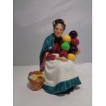 A ROYAL DOULTON 'THE OLD BALLOON SELLER' FIGURE - SECOND