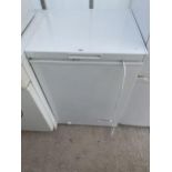 A SMALL BOX CHEST FREEZER