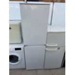 A WHITE WHIRLPOOL INTEGRATED FRIDGE FREEZER