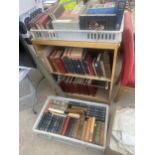 A LARGE COLLECTION OF VINTAGE BOOKS TO MAINLY INCLUDE HISTORY BOOKS ETC