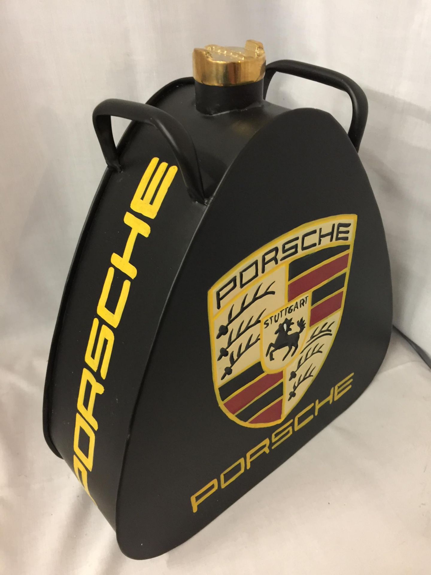 A BLACK PORSCHE PETROL CAN - Image 2 of 3