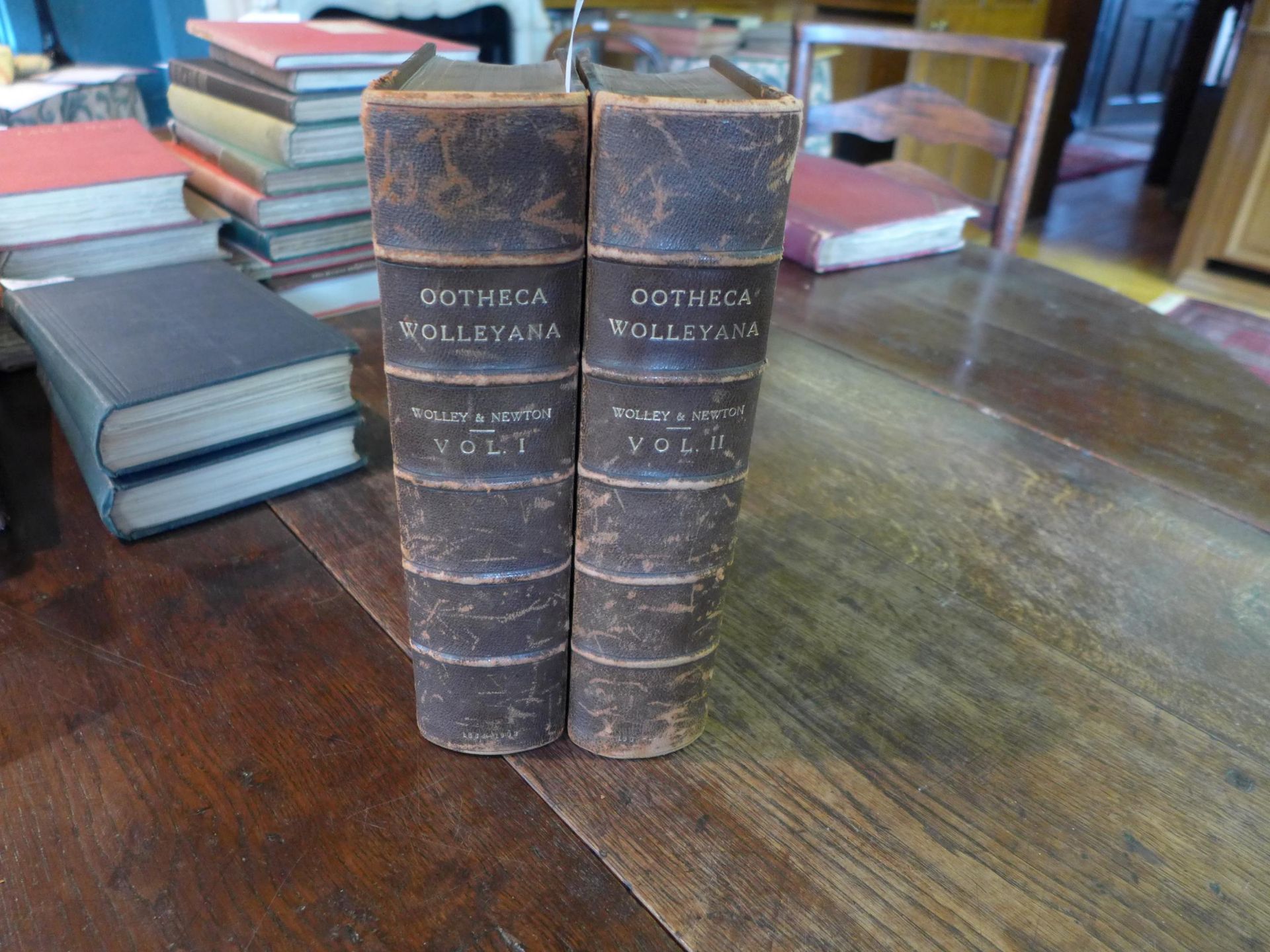 JOHN WOLLEY 'OOTHECA WOLLYANA', AN ILLUSTRATED CATALOGUE, IN TWO VOLUMES, LONDON 1864-1902