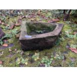 A SMALL STONE TROUGH