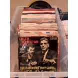 A BOX OF 1960's AND 1970's SINGLE RECORDS
