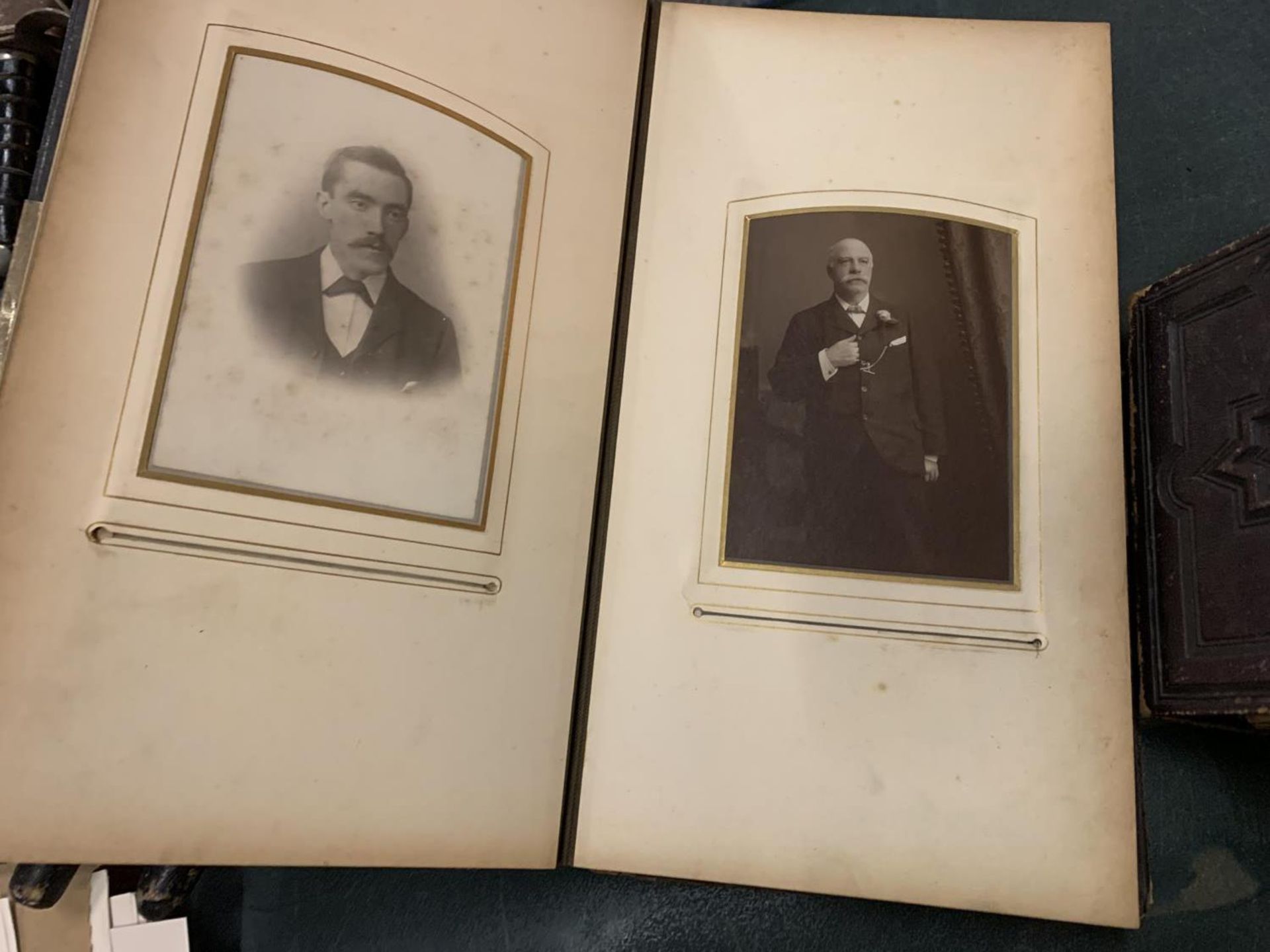 TWO EARLY 1900'S PHOTOGRAPH ALBUMS FILLED WITH FAMILY PHOTOS - Image 3 of 5