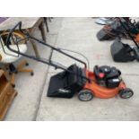 A SOVEREIGN PETROL ENGINE LAWN MOWER