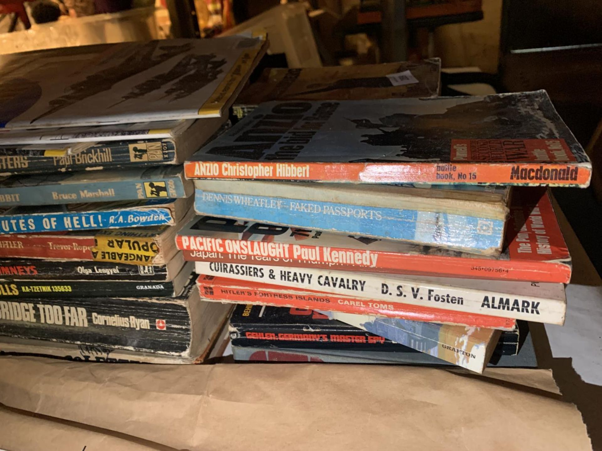 A LARGE AMOUNT OF PAPERBACK NOVELS ALL WAR RELATED PLUS WAR IN THE AIR MAGAZINES - Image 2 of 3