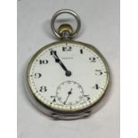 A MAKED 925 SILVER ALBION POCKET WATCH