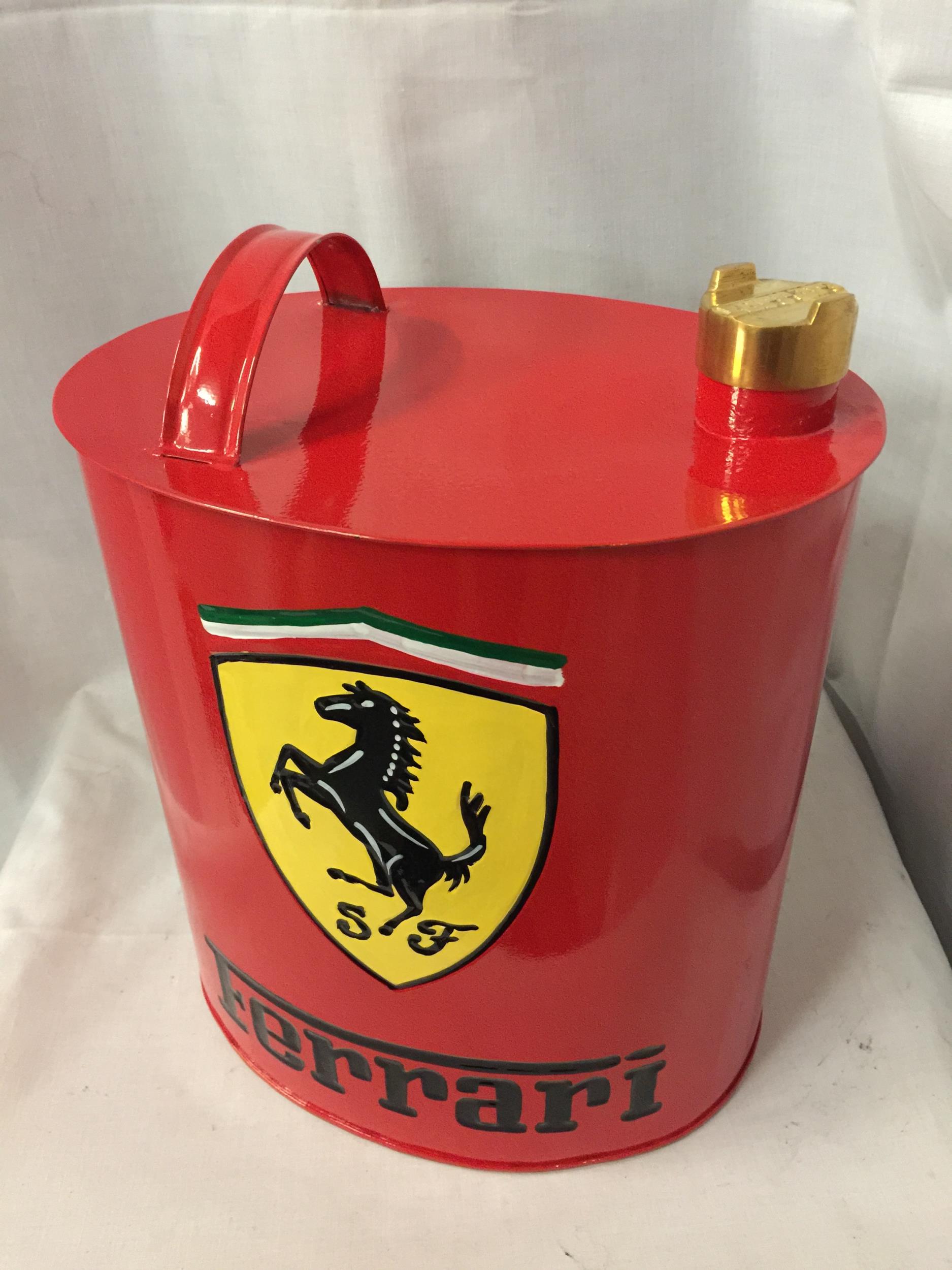 A RED FERRARI PETROL CAN - Image 2 of 4