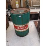 A VINTAGE CASTROL OIL DRUM