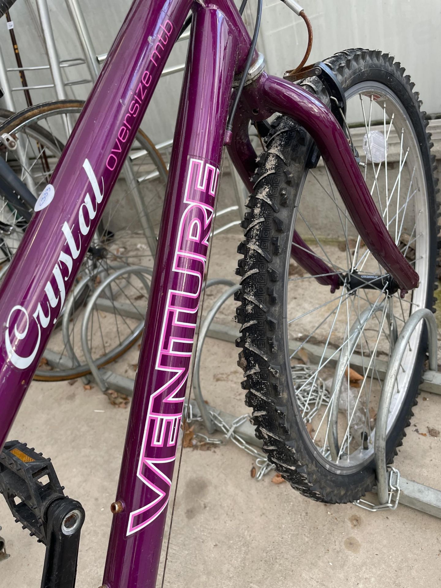 A LADIES VENTURE CRYSTSAL OVERSIZE MTB BIKE WITH 18 SPEED SHIMANO GEAR SYSTEM - Image 3 of 3