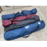FOUR FOLDING FISHING/ GARDEN CHAIRS WITH CARRY BAGS