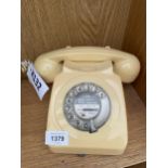 A RETRO CREAM DIAL TELEPHONE