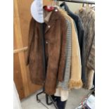 AN ASSORTMENT OF MENS AND LADIES COATS AND JACKETS