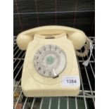 A RETRO CREAM DIAL TELEPHONE