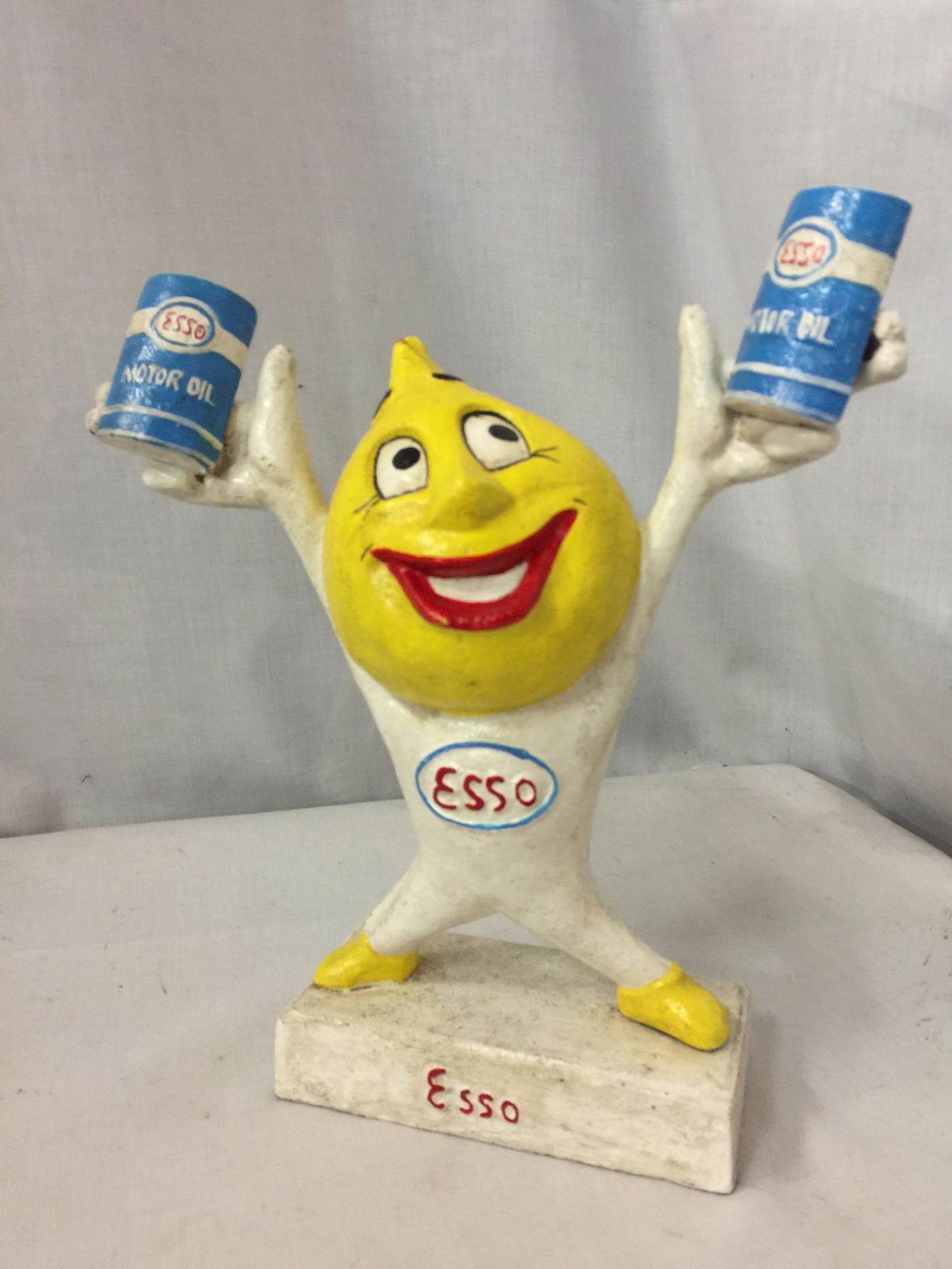 A CAST MR DRIP ESSO FIGURINE, HEIGHT 27CM, WIDTH 23CM