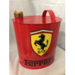 A RED FERRARI PETROL CAN