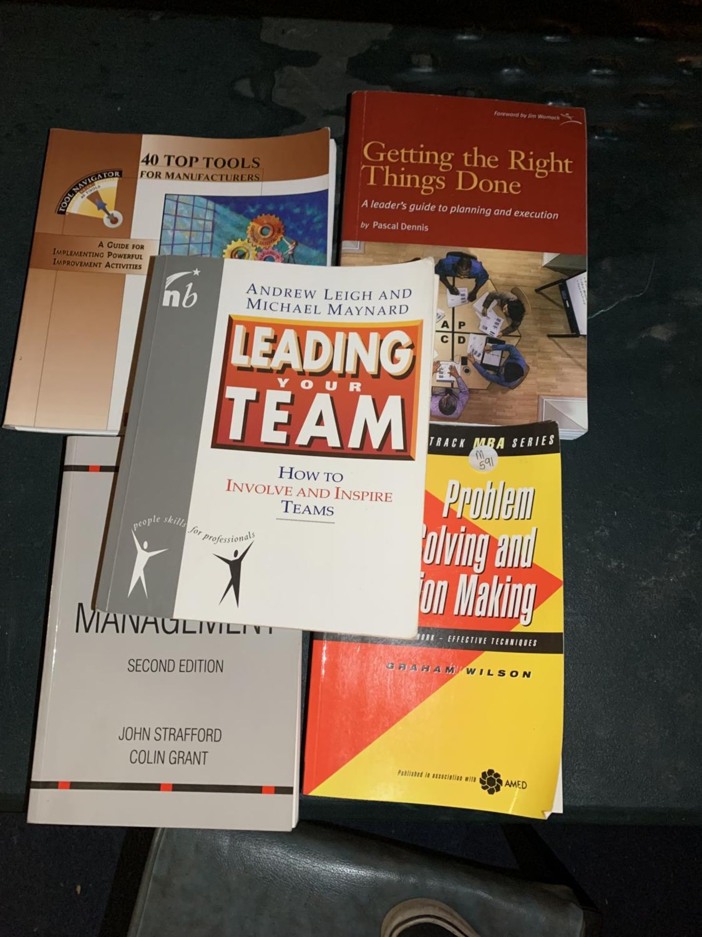 FIVE BOOKS FOR BUSINESS SELF MANAGEMENT