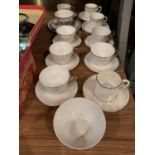AN AMOUNT OF CUPS AN SAUCERS TO INCLUDE LIMOGES