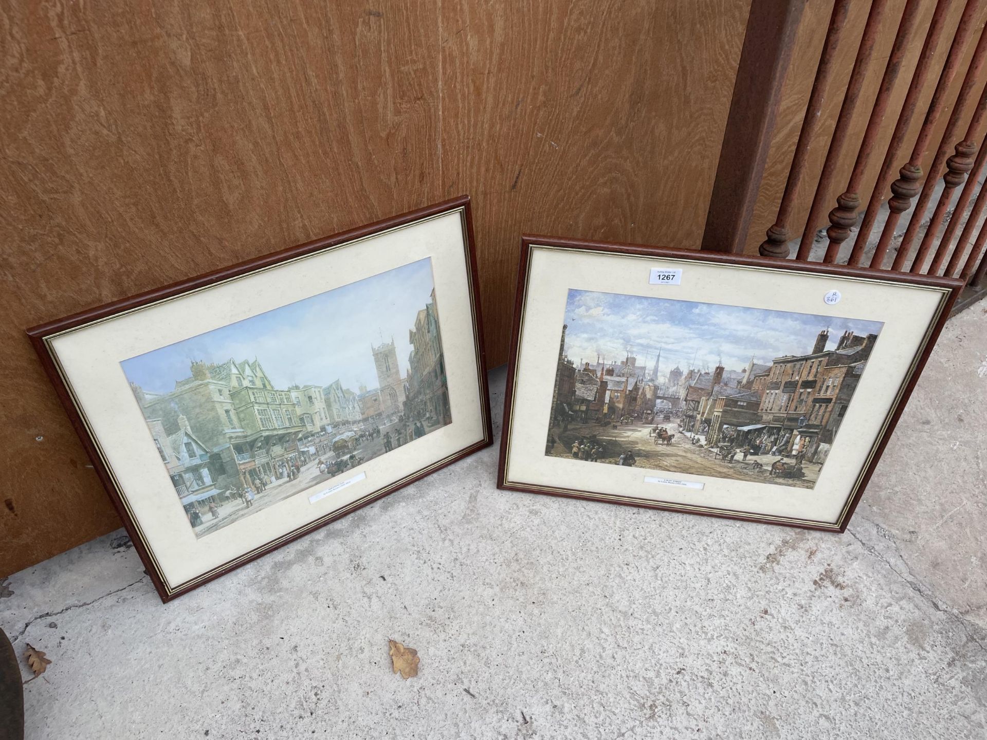 TWO VINTAGE FRAMED PRINTS BY LOUISE RAYNER