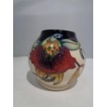 A MOORCROFT ANNA LILY VASE 4 INCHES TALL