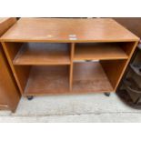 A RETRO TEAK TV/VIDEO STAND