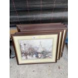 AN ASSORTMENT OF VINTAGE FRAMED PRINTS AND PICTURES