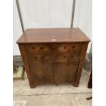 A 19TH CENTURY MAHOGANY TALLBOY