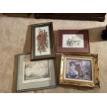 FOUR FRAMED PRINTS