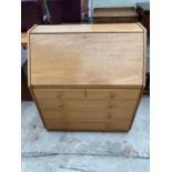 A RETRO TEAK NATHAN BUREAU 36" WIDE