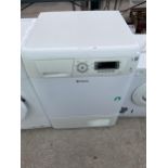 A WHITE HOTPOINT CONDENSOR DRYER