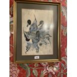 A FRAMED C F TUNNICLIFFE PRINT OF FOUR DUCKS