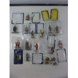 SIXTEEN BOXED HAND PAINTED DEL PRADO FIGURES TO INCLUDE JAPANESE SAMURAI, HUNGARIANS, OTTOMANS ETC