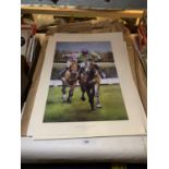 A LARGE AMOUNT OF PRINTS ENTITLED 'KAUTO STAR WITH RUBY WALSH', 'BEST MATE' ETC.