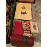 A SELECTION OF VINTAGE BOOKS TO INCLUDE WOMENS INSTITUTE BOOK OF RECIPES, BE-RO BOOK,CRUIKSHANKS