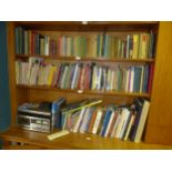 A HUNDRED AND TWENTY BOOKS TO INCLUDE NATURAL HISTORY, BIRDS, WILDLIFE, TRAVEL ETC