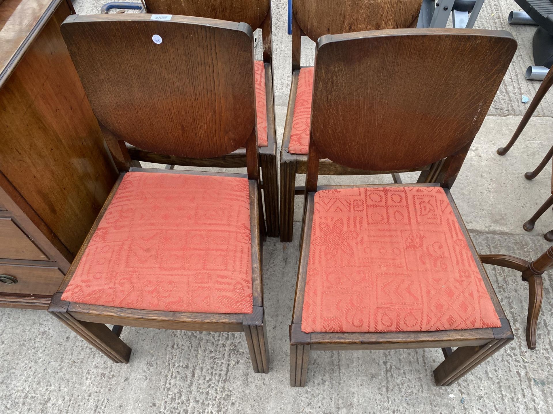 FOUR OAK MID 20TH CENTURY DINING CHAIRS - Image 3 of 5